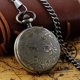 thumbnail image 3 of Reloj Realpoo de 46 mm con cuarzo, bronce tallado y cadena, 3 of 8