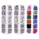 thumbnail image 1 of Arte de uñas de cristal con base plana mixta y diamantes de imitación, 1 of 5