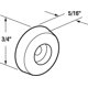 thumbnail image 3 of Parachoques para puerta de ducha Prime-Line, transparente, sin marco, paquete de 4, 3 of 3