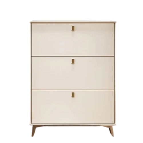 Crusec - Zapatero Recibidor 3 Gavetas 100X17X118 Estante Organizador