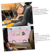 Genérico - Cortina Ventana Lateral Coche Sombrilla Solar Bebés Lau