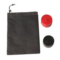 Ioensy - Bandas De Hilo Dental Para Compresión Muscular Multipropósito Para Viajar Músculo Estirando Negro Y Rojo