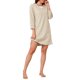 thumbnail image 4 of INSPIRE CHIC Camisón de Mujer Térmico de Forro Polar Dralon de Manga Larga Acogedor y Cálido para Invierno, Esponjoso y Suave, Midi con Bolsillos L Marrón, 4 of 6