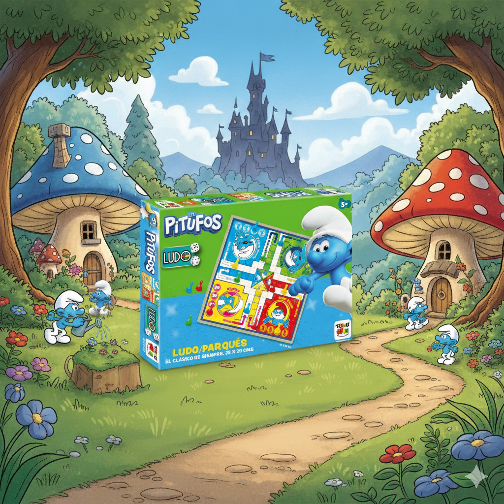 Toyng - Juego De Mesa Ludo Los Pitufos - Los Pitufos