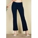 thumbnail image 1 of Pantalones Acampanados de Punto de Cintura Alta, 1 of 2
