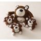 thumbnail image 5 of Bolsa de viaje de lana de fieltro con aguja Woolbuddy Brown Corriedale, 5 of 5