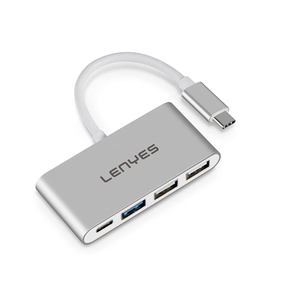 HUB 4 en 1 Lenyes AX123 USB-C