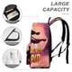 thumbnail image 4 of Mundo Extraño-theme Backpack, Campus style schoolbag Bookbag with Adjustable Shoulder Straps And Large Zip Compartment, Unisex Travel Bags.42x30x15cm, 4 of 6