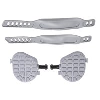 Magideal - Pedales De Bicicleta Estática Pedales De Fácil Instalación Equipo De Ejercicio Multifunción Antideslizante Para Gimnasio Interior Entrenami