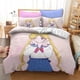 thumbnail image 1 of Sailor Moon Cartoon Girls Quilt Duvet Cover Set Comforter Cover Bedding3-Piece Bedding Set, 1 of 5
