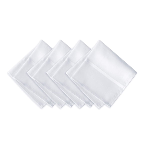 Servilletas de tela Newbridge Elegance Plaid 100% poliéster x4