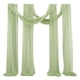thumbnail image 5 of Camino De Mesa Drapeado Con Arco Para Boda, Reutilizable Para Telón De Fondo, Fiesta Temática, Vacaciones, Verde, 5 of 5
