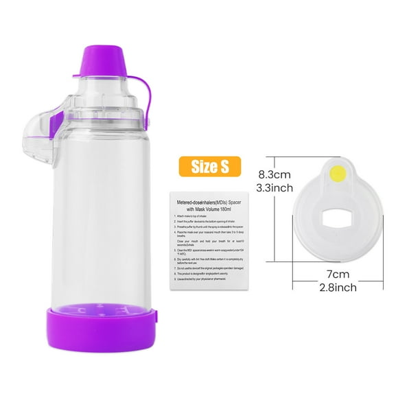 Adult Child Pet Automizer Asthma Spacer Inhaler Spacer Mist StorageTank Compressor Aerosol Cabin Nebulizer Tank with Mask Cup