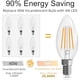 thumbnail image 3 of Ampolleta LED GvvooHome E12 B10 4W 400lm Regulable 2700K 12un, 3 of 3