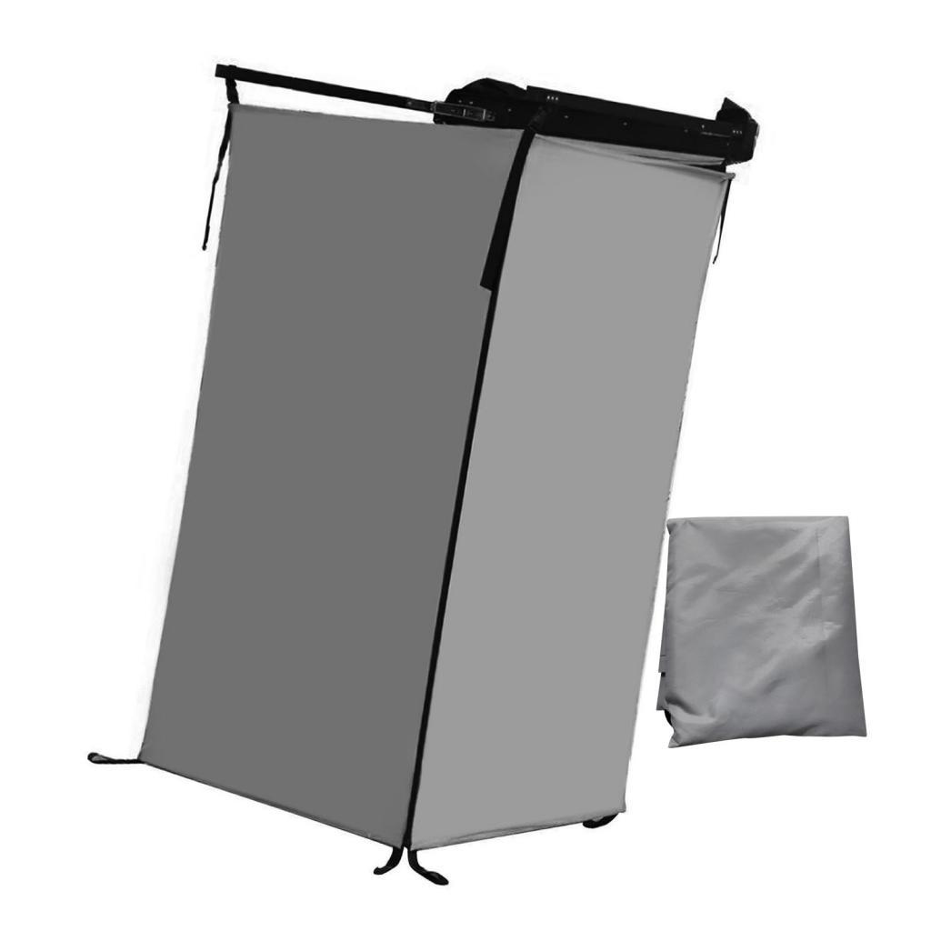 Ioensy - Tienda De Ducha Lateral Para Vehículos, Autocaravana, Portón Trasero, Baño De Furgoneta, Refugio De Privacidad, Color Gris