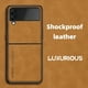 thumbnail image 1 of Premium Lamb Leather Wallet Phone Case With Shockproof Flip Cover For Samsung Galaxy Z Flip 3/4 - Protect Your Phone in Style!, 1 of 3