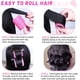 thumbnail image 3 of Rizadores de pelo jumbo, juego de 24 rulos grandes con autoagarre y pinzas de acero inoxidable para cabello largo, mediano, corto, grueso, fino y con flequillo., 3 of 7