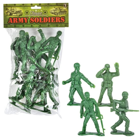Set para hombre del ejército Rhode Island Novelty, 10 cm, 8 figuras surtidas