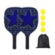 thumbnail image 3 of Pickleball Paddles Juego De 2 4 Bolas Con Bolsa De Transporte Comfort Grip Portable, 3 of 5