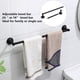 thumbnail image 3 of Juego de accesorios de baño Ntipox negro mate, 4 piezas, 3 of 7