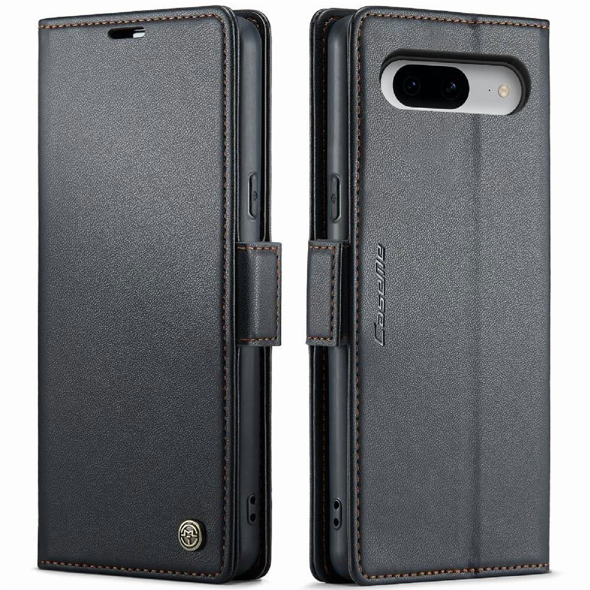 Caseme Tipo Cartera Google Pixel 8 Con Cierre Magnético, Rfid, Tarjetero, Soporte, Carga Inalámbrica