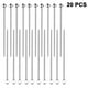 thumbnail image 1 of 20 piezas de brochetas de cóctel de acero inoxidable Palitos de cóctel Palitos de fruta reutilizables Tenedor de postre de fruta para comer con los dedos, antipasti, cócteles, bocadillos pequeños, 1 of 8
