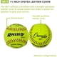 thumbnail image 5 of Softballs Champion Sports Syntex Leather, 11 pulgadas, paquete de 12, 5 of 8