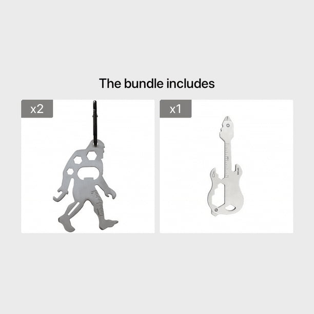 1pc Multifunctional Stainless Steel Tool Card For Outdoor Kayaking Camping Travel Hiking, Portable Outdoor Survival Tool