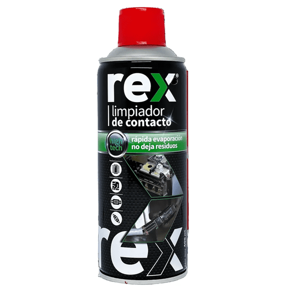 Limpiador De Contactos Electricos Multiuso Rex 400 ML
