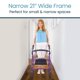 thumbnail image 5 of Andador rollator Vive Mobility de acero, plegable, angosto, morado, 5 of 9