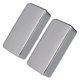 thumbnail image 3 of 2 unidades de mini sello tipo humbucker pastillas para guitarra eléctrica plata, 3 of 5