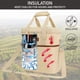 thumbnail image 2 of Bolsa enfriadora de vino Opux de 6 botellas, aislada, color crema, 2 of 8