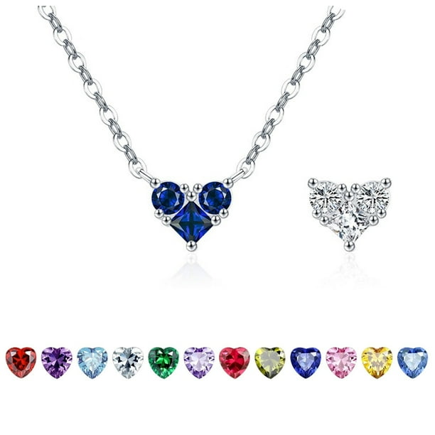 Colgante Con Colgante De Corazón De Plata De Ley