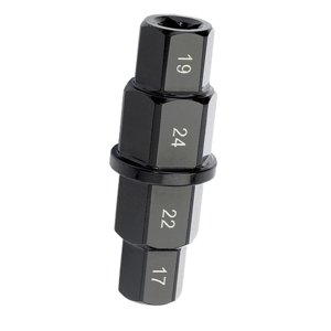 Ioensy - Herramienta Para Eje Hexagonal De Rueda De Eje Delantero De Motocicleta 17 Mm, 19 Mm, 22 Mm, 24 Mm
