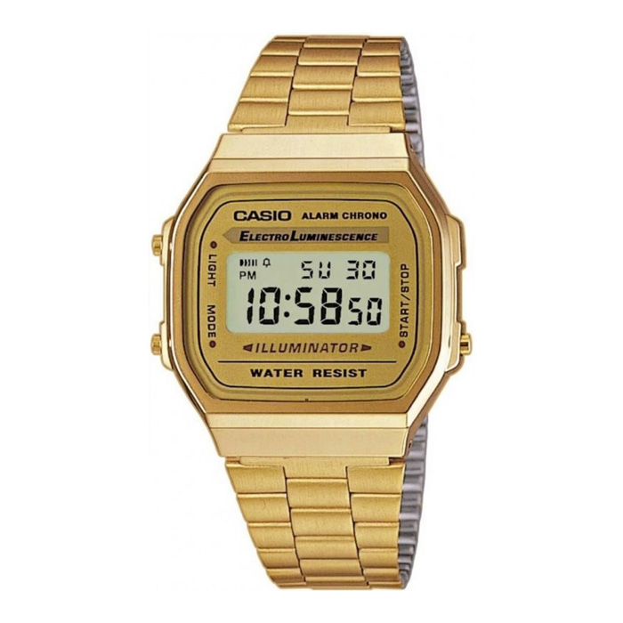 Reloj Digital Dorado Casio A-168Wg-9