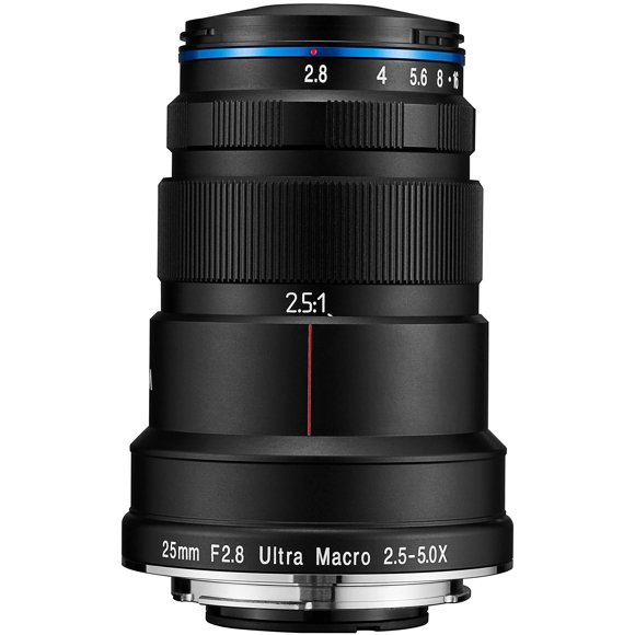 Lente macro LAOWA 25 mm f/2.8 2.5-5x Ultra para Canon RF