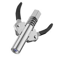 Magideal - Acoplador De Liberación De Grasa Accesorios De Punta De Pistola De Grasa, Fácil De Bloquear Y Liberar Mandíbulas De Bloqueo Duraderas De Seis Lóbulos