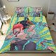 thumbnail image 1 of Hombre Sierra Conjunto de sábanas temático, trío de piezas, cómodo y amigable con la piel, diseño único, regalo de decoración para el hogar para familiares, amigos y fans,140cm *210cm, 1 of 6