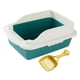 thumbnail image 4 of Bandeja De Arena Para Mascotas Con Pala Kitty Animales Peque?os Caja De Arena Para Gatos Con Parte Superior Abierta Verde L 50x35x18cm, 4 of 5