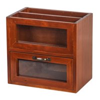 Bothyi - Gabinete De Almacenamiento De Escritorio Tipo Cajón De Madera Estante Para Juguetes Baño Habitación De Invitados