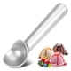 thumbnail image 1 of Cuchara para helado LiFHap de aluminio antiadherente de 7 pulgadas, plateada, 1 of 7