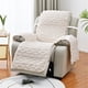 thumbnail image 2 of cubierta de la silla de estar, cubierta de la silla de estar acolchada lavable de 21,7 pulgadas, cubierta de protección de muebles para mascotas/niños (beige), 2 of 3