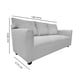 thumbnail image 3 of Sofa Imperio 3 Cuerpos Chenille Gris, 3 of 3