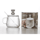 thumbnail image 1 of Taza De Vidrio Para Café Con Diseño De Oso Y Tapa + cuchara, 1 of 4