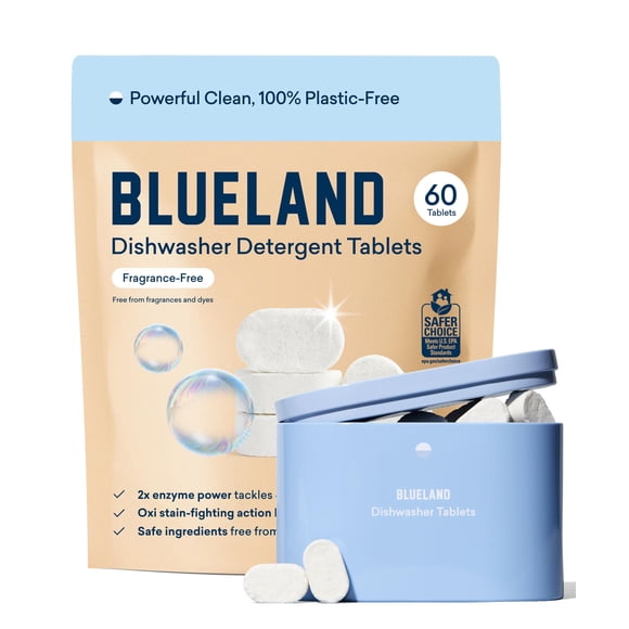 Detergente para lavavajillas en pastillas BLUELAND Starter Set 60 unidades