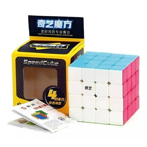 Otuti - Cubo Rubik Qiyi Qiyuan S Stickerless Speed 4X4 Lubricado