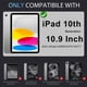 thumbnail image 2 of Funda Auizotl para iPad 10ª generación de 10,9 pulgadas con protector de pantalla, 2 of 7