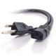 thumbnail image 1 of Cable de alimentación C2G 2,4 m negro NEMA 5‑15P a IEC C13, 1 of 5
