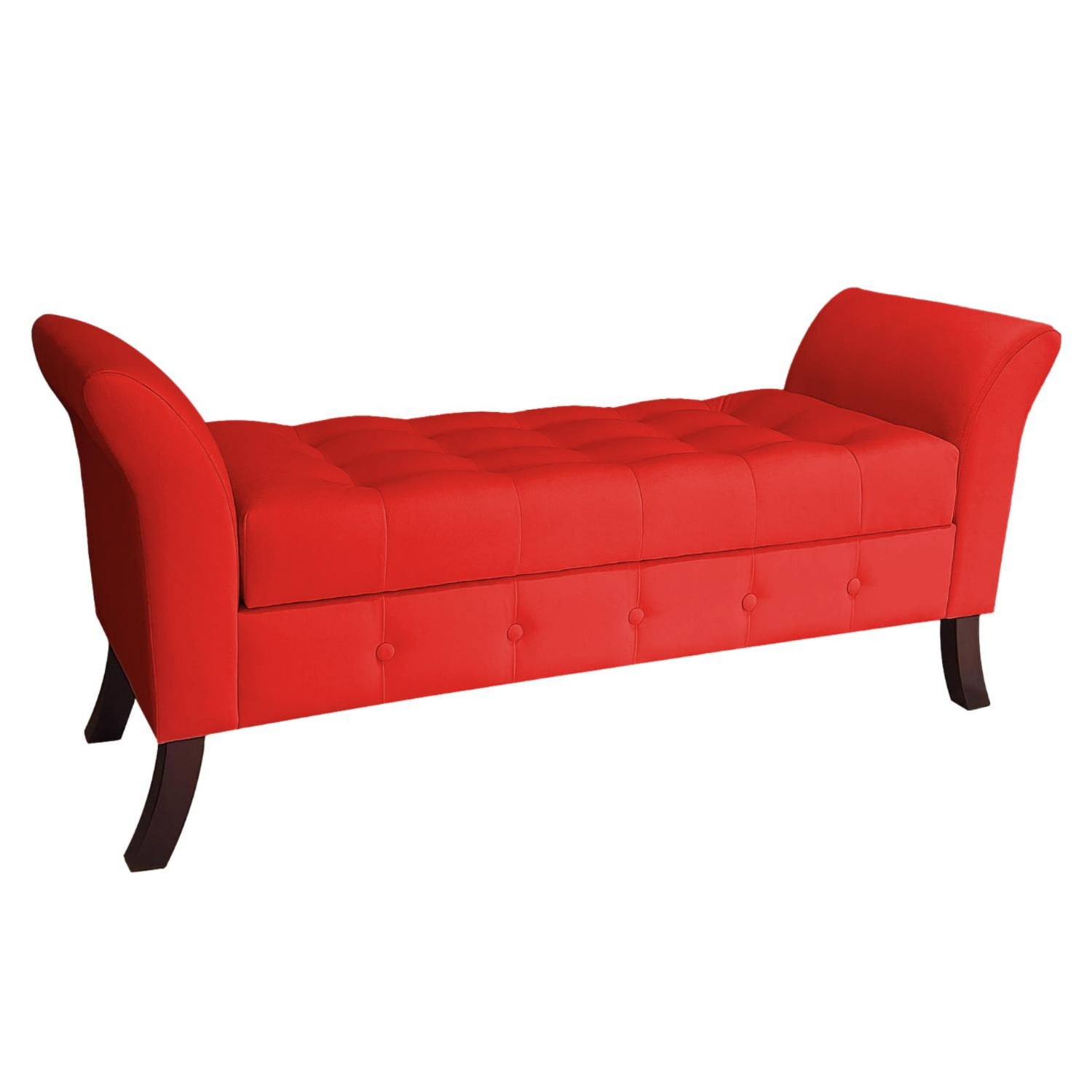 Genérico - Banqueta Baul Regatta Color Rojo