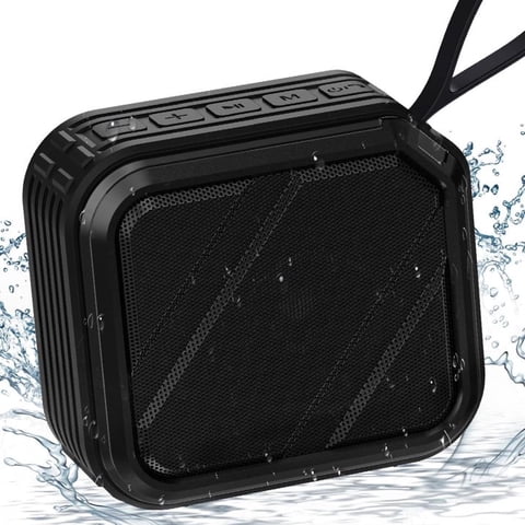 Jyx - Parlante Bluetooth, Parlante Bluetooth Portátil, Compatible Con Tws/Aux/Tf/Usb, Resistente Al Agua, Perfecto Para Interiores Y Exteriores, L2-Black
